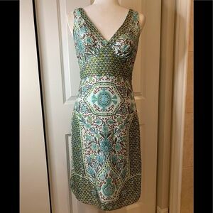Nicole Miller Silk Midi Dress